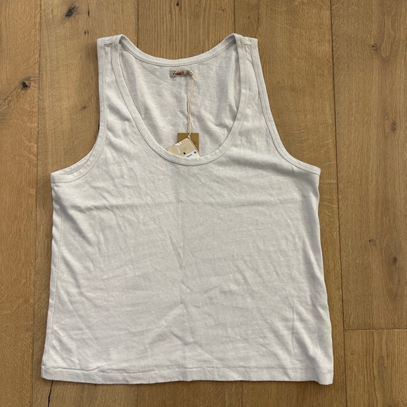 Faherty Tops - Faherty Women's White Loose Fit Tank Top Size XL